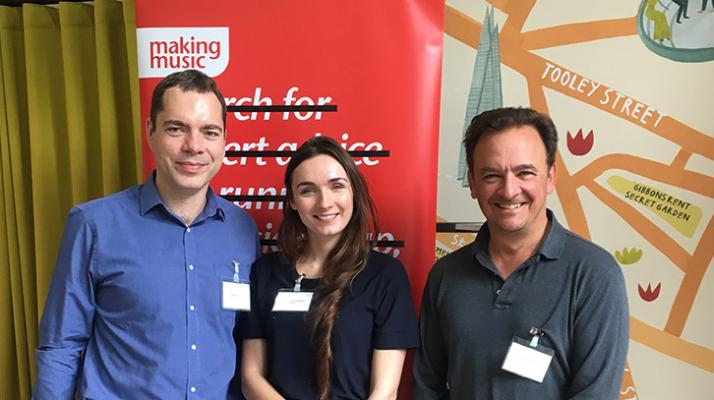 Making Music, Adopt a Composer, Claire Victoria Roberts, Levon Parikian