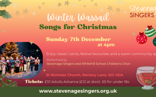 Image derived from our Winter wassail poster giving details/costs