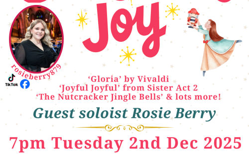 Barry Ladies Choir Christmas concert with soloist Rosie berry. 2nd December 2025 