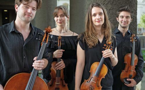 A String Quartet with instruments