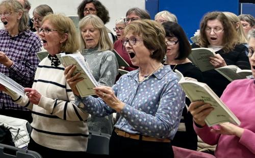 Bradford Festival Choral Society's Come and Sing Participants Singing!