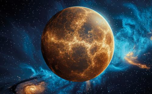 An image of Venus, the planet associated with music