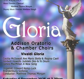 Addison Singers Oratorio and Chamber Choirs Gloria: Vivaldi's Gloria 