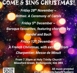 Come & Sing Christmas 2025