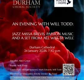 Poster of the concert with the concert details