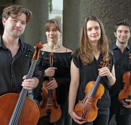 A String Quartet with instruments