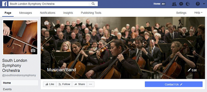 Facebook page