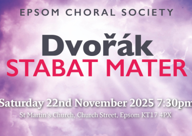 Epsom Choral Society –  Dvořák flyer