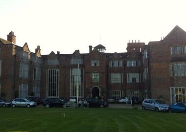 Photograph of Danny House, an Elizabethan mansion in Hurstpierpoint, West Sussex.